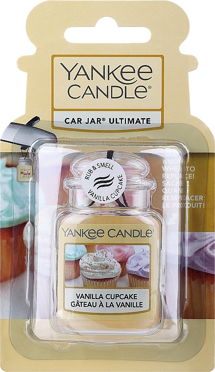 Ароматизатор для автомобіля  - Yankee Candle Car Jar Ultimate Vanilla Cupcake — фото N1