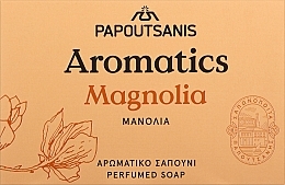 Парфумерія, косметика Парфумоване мило "Магнолія" - Papoutsanis Aromatics Bar Soap