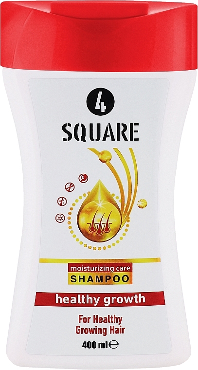 Стимулювальний шампунь для волосся "Здоровий ріст" - 4 Square — фото N1