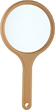 Духи, Парфюмерия, косметика Зеркало в раме с ручкой 28,5х14,5 см, персиковое - Titania
