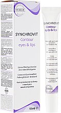 Антивіковий крем для шкіри навколо очей і губ - Synchroline Synchrovit Contour Eyes & Lips Cream — фото N1