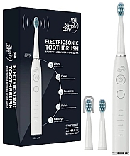 Парфумерія, косметика Електрична зубна щітка, біла - Simply Care Oral