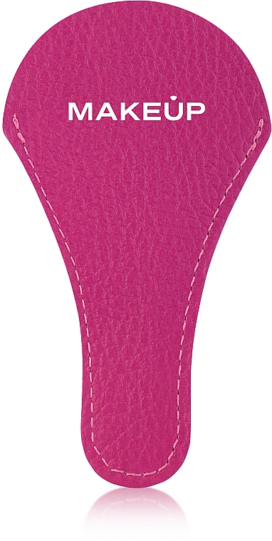 Чехол для ножниц кожаный, розовый "Basic" - MAKEUP — фото N1