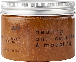 Антицеллюлитный, моделирующий термоскраб для тела - Luff Heating, Anti-cellulite & Modeling Capsicum-Grapefruit-Cinnamon Oil Scrub — фото N1