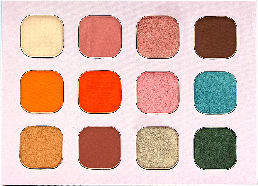Професійна палітра тіней, 12 кольорів, P12N - Make Up Me — фото N2