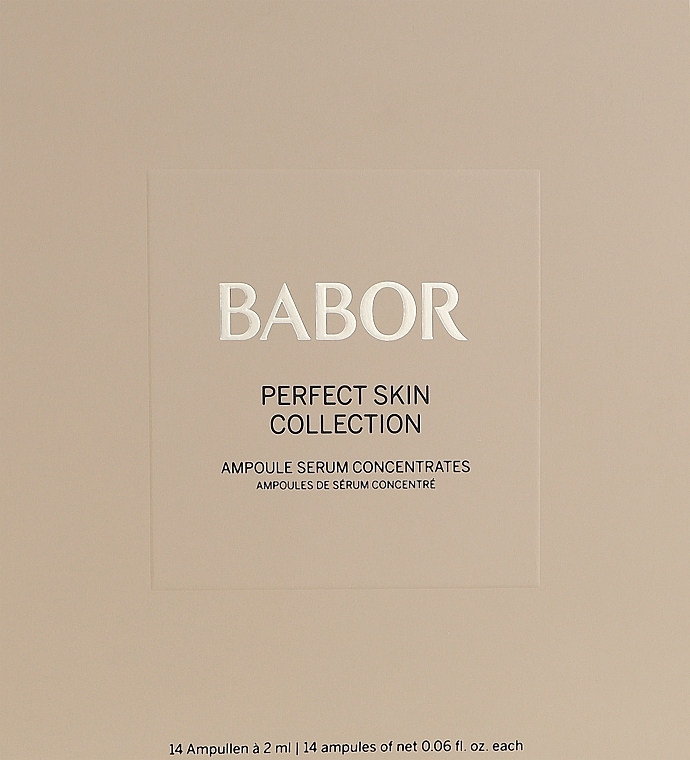 Ампулы для лица - Babor Perfect Skin Collection Ampoule Serum Concentrates — фото N1