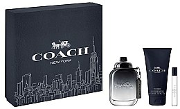 Парфумерія, косметика Coach For Men - Набір (edt/100ml + edt/mini/7.5ml + sh/gel/100ml)