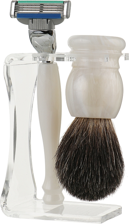 Набір для гоління, 75114 - Hans Baier (razor/1pc + brush/1pc) — фото N1
