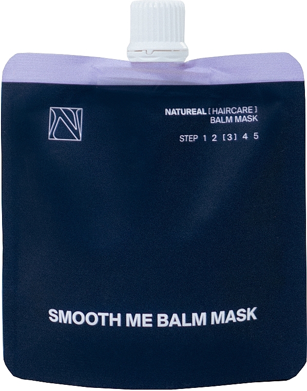 Смягчающая бальзам-маска для пористых и непослушных волос - Natureal Smooth Me Balm Mask — фото N1