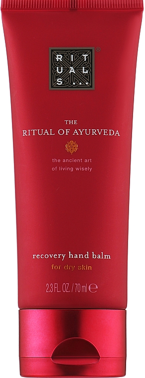 Відновлювальний бальзам для рук з ароматом мигдалю та індійської троянди - Rituals The Ritual of Ayurveda Recovery Hand Balm — фото N1