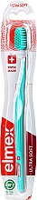 Парфумерія, косметика Зубна щітка, ультрам'яка, бірюзова - Elmex Swiss Made Ultra Soft Toothbrush