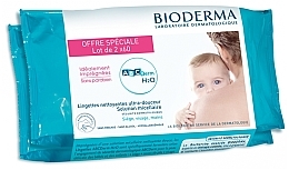 Парфумерія, косметика Вологі серветки - Bioderma ABCDerm H2O Cleansing Wipes