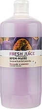 УЦЕНКА  Крем-мыло с маслом камелии "Маракуйя и камелия" - Fresh Juice Passionfruit&Camellia * — фото N3