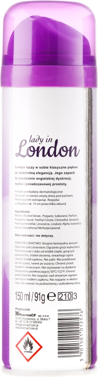 Дезодорант - Lady In London Deodorant — фото N2