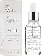 Духи, Парфюмерия, косметика Сыворотка для осветления пигметаци - 9 Wishes Miracle White Ampule Serum