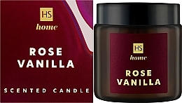 Натуральна ароматична свічка із соєвого воску з ароматом троянди та ванілі - HiSkin Home — фото N2