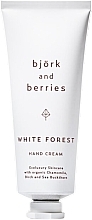 Парфумерія, косметика Bjork & Berries White Forest - Крем для рук