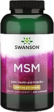 Парфумерія, косметика Дієтична добавка "Сірка для суглобів", 1000 мг - Swanson Msm Dietary Supplement