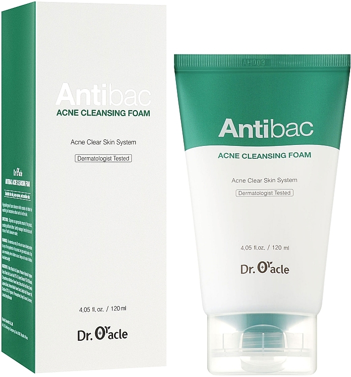 Пінка для вмивання антибактеріальна - Dr. Oracle Antibac Acne Cleansing Foam — фото N2