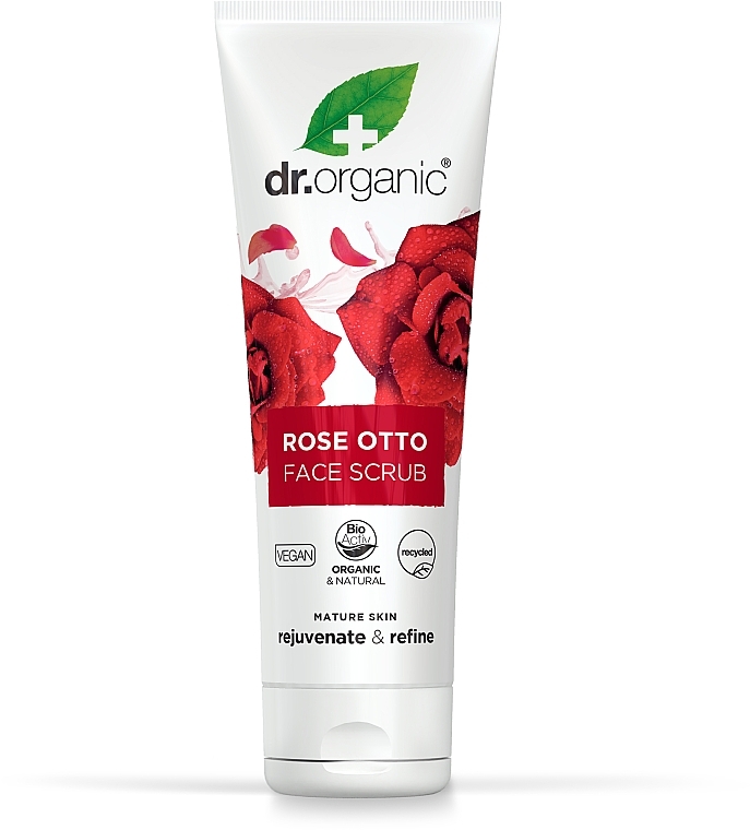 Скраб для лица "Роза Отто" - Dr. Organic Bioactive Skincare Rose Otto Face Scrub