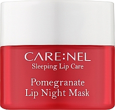 Ночная маска для губ "Гранат" - Carenel Pomegrant Lip Night Mask (мини) — фото N1