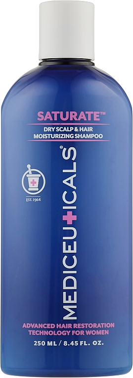 Шампунь для жінок проти випадання й потоншання сухого волосся - Mediceuticals Advanced Hair Restoration Technology Women Saturate — фото N3