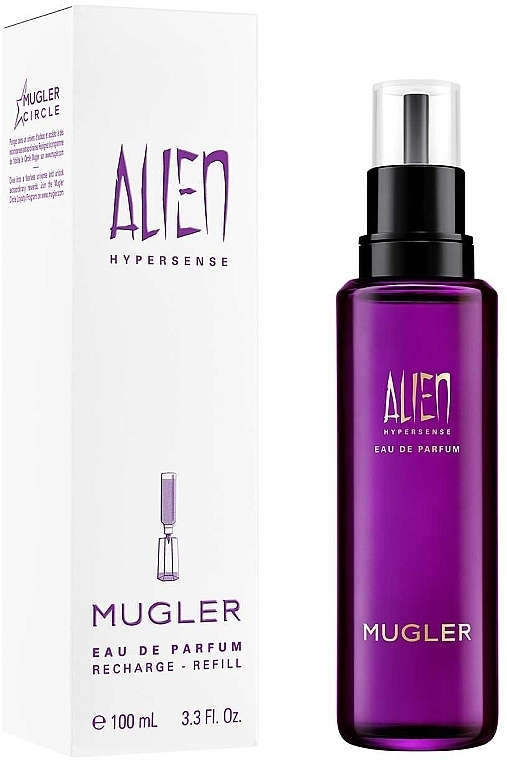 Mugler Alien Hypersense Eco-Refill Bottle - Парфюмированная вода (запасной блок) — фото N2