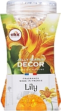 Ароматичні гелеві кульки з ароматом лілії - Elix Perfumery Art Jelly Pearls Decor Lily Home Air Perfume — фото N1