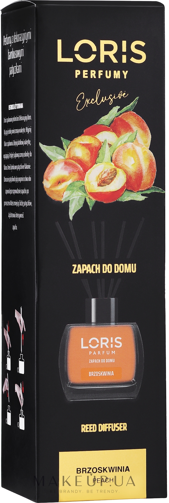 Аромадифузор "Персик" - Loris Parfum Peach Reed Diffuser — фото 120ml
