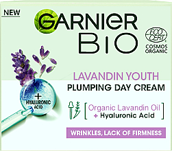 Дневной антивозрастной крем для кожи лица с экстрактом лавандину - Garnier Bio Regenerating Lavandin Anti-Age Day Care — фото N3