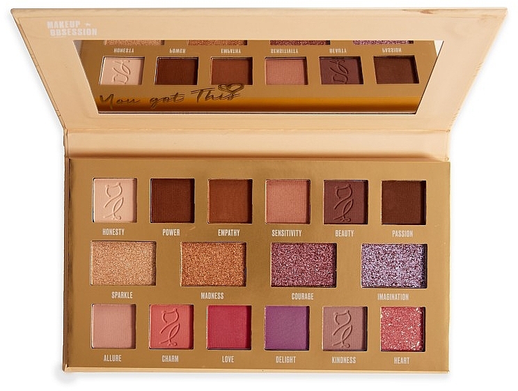 Палитра теней для век - Makeup Obsession x Wersow You Got This Eye Shadow Palette — фото N1