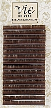 Парфумерія, косметика Вії у стрічці, темний шоколад, С 0,07/11 - Vie de Luxe
