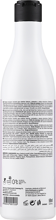 Шампунь светлых и седых волос анти-желтый эффект - Glossco Treatment White & Silver Shampoo — фото N2