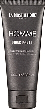 Паста-тянучка для волос с атласным блеском - La Biosthetique Homme Fiber Paste — фото N1