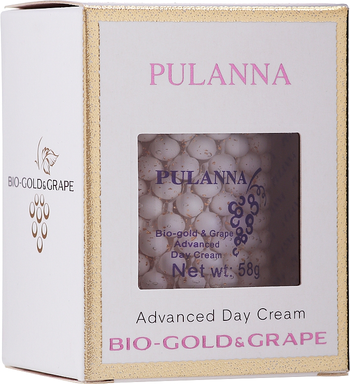 Денний крем для обличчя - Pulanna Bio-Gold & Grape Advanced Day Cream — фото N2