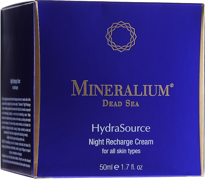 Ночной восстанавливающий крем - Mineralium Hydra Source Night Recharge Cream — фото N1