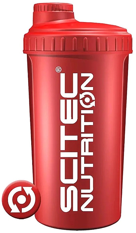 Шейкер 700 мл, червоний - Scitec Nutrition Shaker Red — фото N2