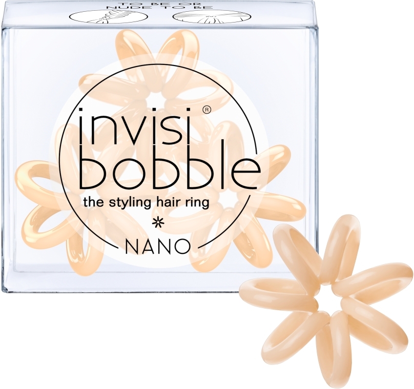 Резинка для волос - Invisibobble Nano To Be Or Nude To Be