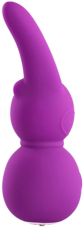 Вибратор в форме кролика, фиолетовый - Femme Funn Stubby 2 Massager  — фото N2