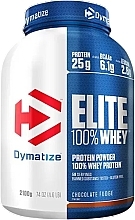 Парфумерія, косметика Протеїн сироватковий "Шоколадна помадка" - Dymatize Elite 100% Whey Protein Chocolate Fudge