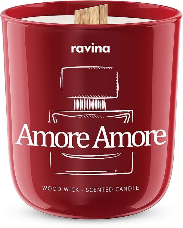 Ароматическая свеча "Amore Amore" - Ravina Aroma Candle — фото N1