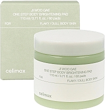 Осветляющие пэды для тела - Celimax Ji Woo Gae One Step Body Brightening Pad — фото N2