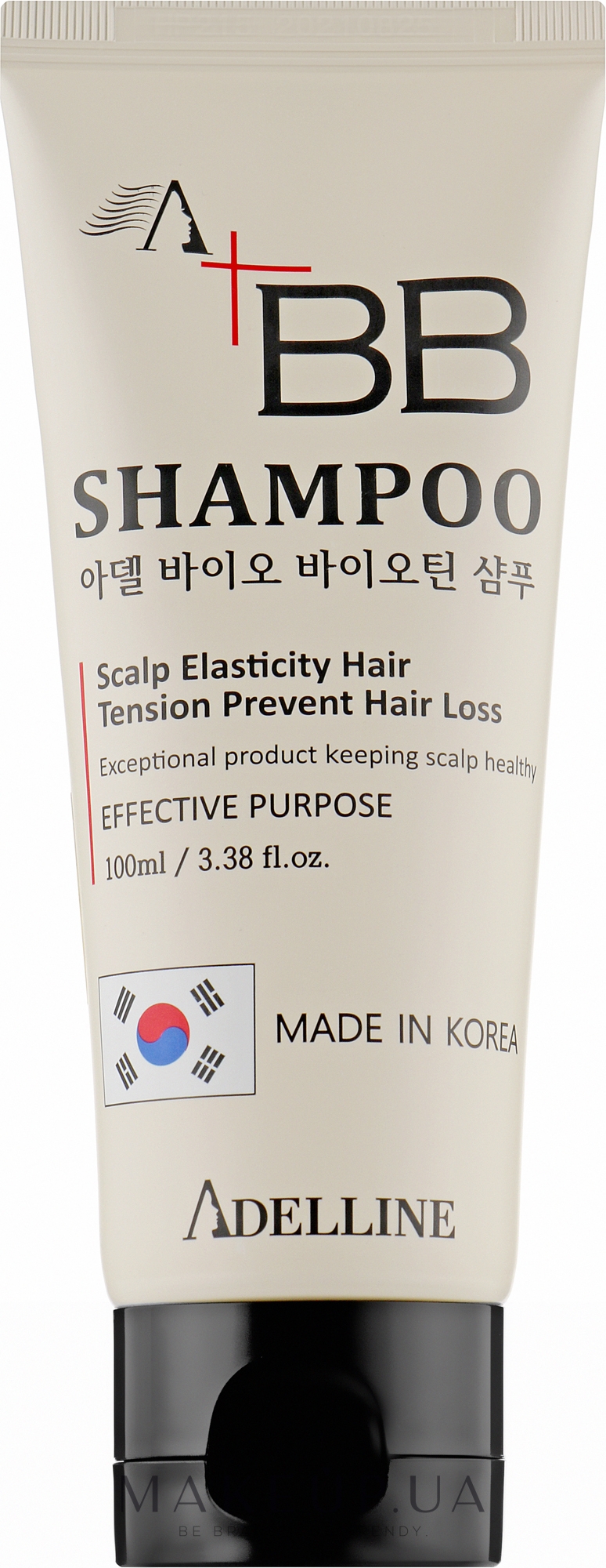 Шампунь з біобіотином від випадання волосся - Adelline Bio Biotin Shampoo — фото 100ml