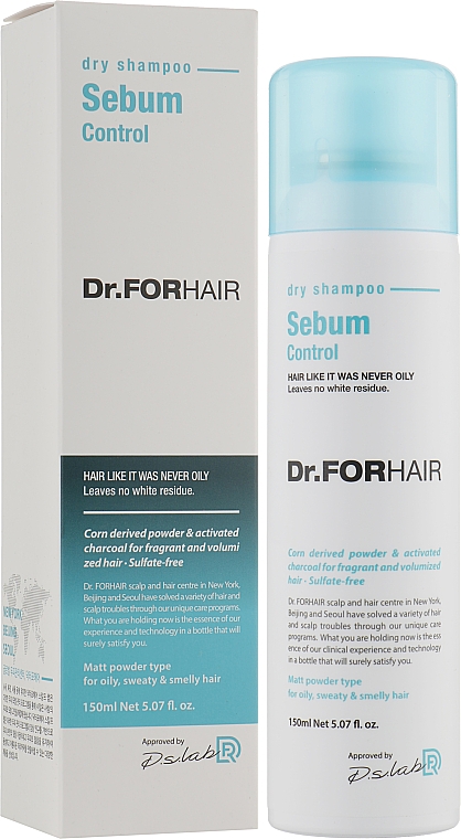Сухой шампунь для уменьшения кожного сала - Dr.FORHAIR Sebum Dry Shampoo — фото N2