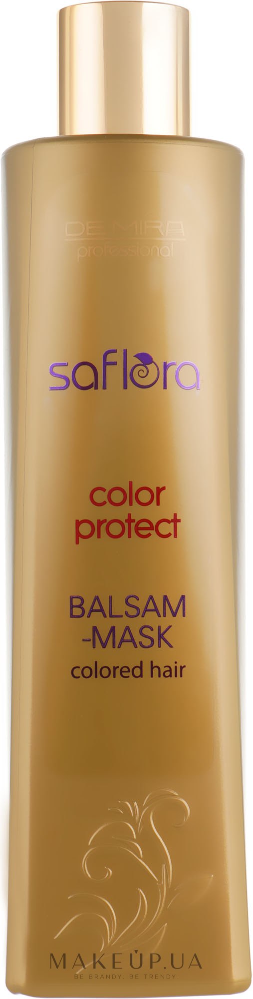 Бальзам-маска для фарбованого і тонованого волосся - Demira Professional Saflora Color Protect — фото 300ml