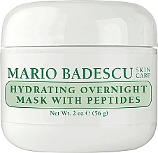 Увлажняющая ночная маска для лица с пептидами - Mario Badescu Hydrating Overnight Mask with Peptides — фото N1