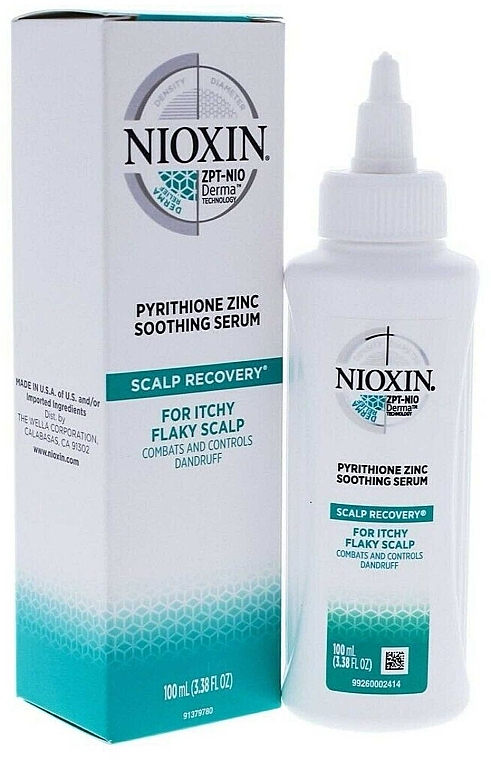 Успокаивающая сыворотка против перхоти - Nioxin Scalp Recovery For Itchy Flaky Scalp — фото N2
