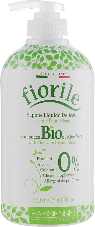 УЦІНКА Рідке мило "Алое вера" - Parisienne Italia Fiorile Aloe Vera Liquid Soap * — фото N1