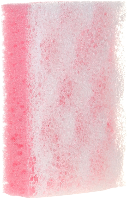 Губка банная 30413, розовая - Top Choice — фото N1