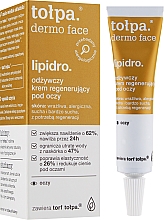 Крем під очі, регенерувальний - Tolpa Dermo Face Lipidro Nourishing Regenerating Eye Cream — фото N2